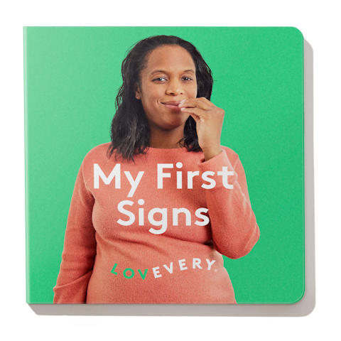 Kartonnen boekje ‘My First Signs’