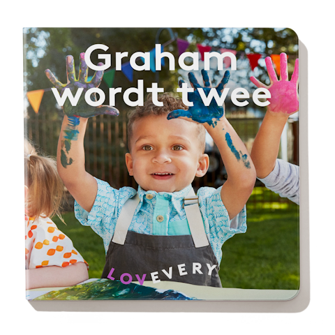 Kartonnen boekje 'Graham wordt twee'