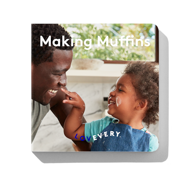 Making Muffins Board Book from The Helper Play Kit