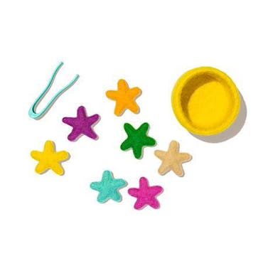 Transfer Tweezers & Felt Stars from The Companion Play Kit