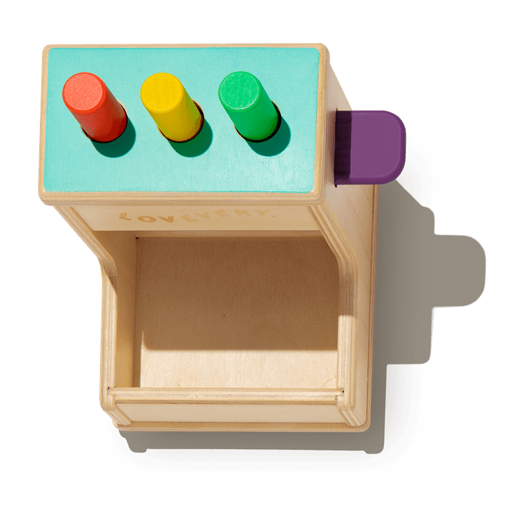 Wooden Peg Drop from The Thinker Play Kit