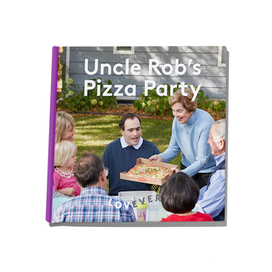 ‘Uncle Rob's Pizza Party' Book from The Problem Solver Play Kit