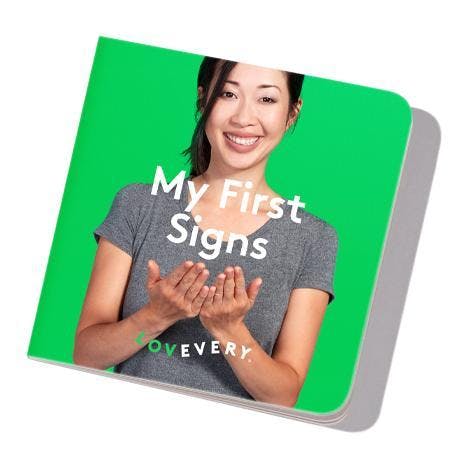 Kartonnen boekje ‘My First Signs’